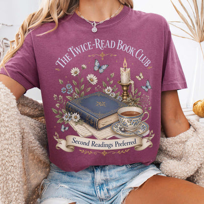 The Twice-Read Book Club Literary T-Shirt