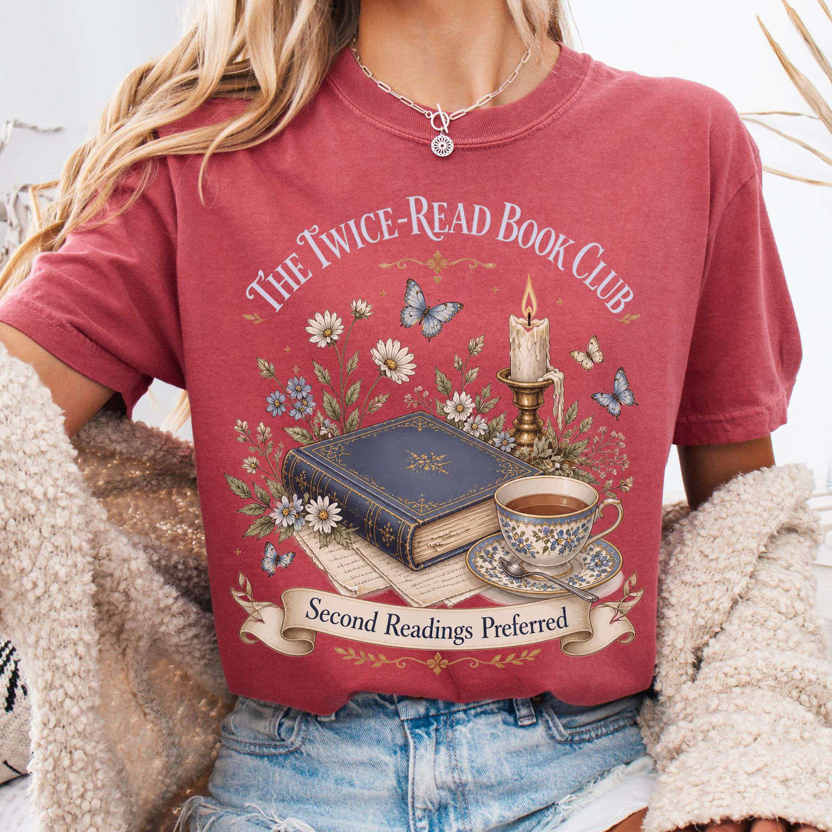 The Twice-Read Book Club Literary T-Shirt