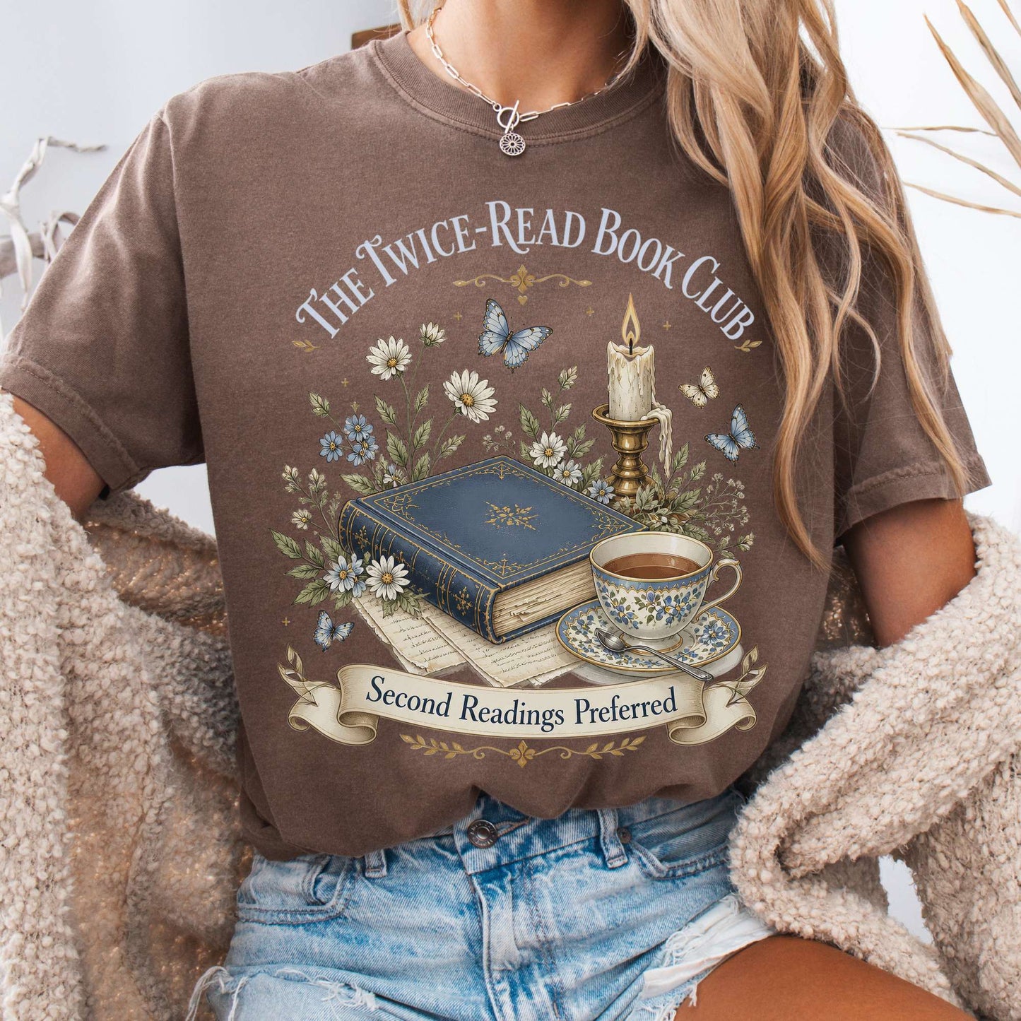 The Twice-Read Book Club Literary T-Shirt