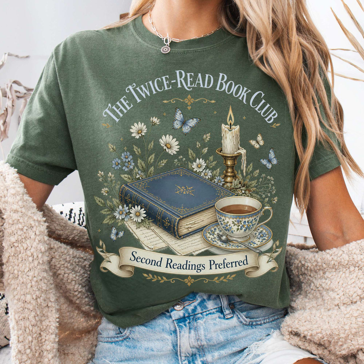 The Twice-Read Book Club Literary T-Shirt