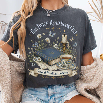 The Twice-Read Book Club Literary T-Shirt