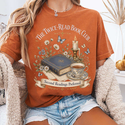 The Twice-Read Book Club Literary T-Shirt