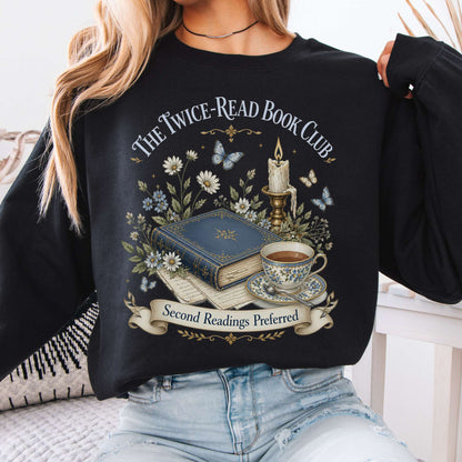 The Twice-Read Book Club Literary Sweatshirt
