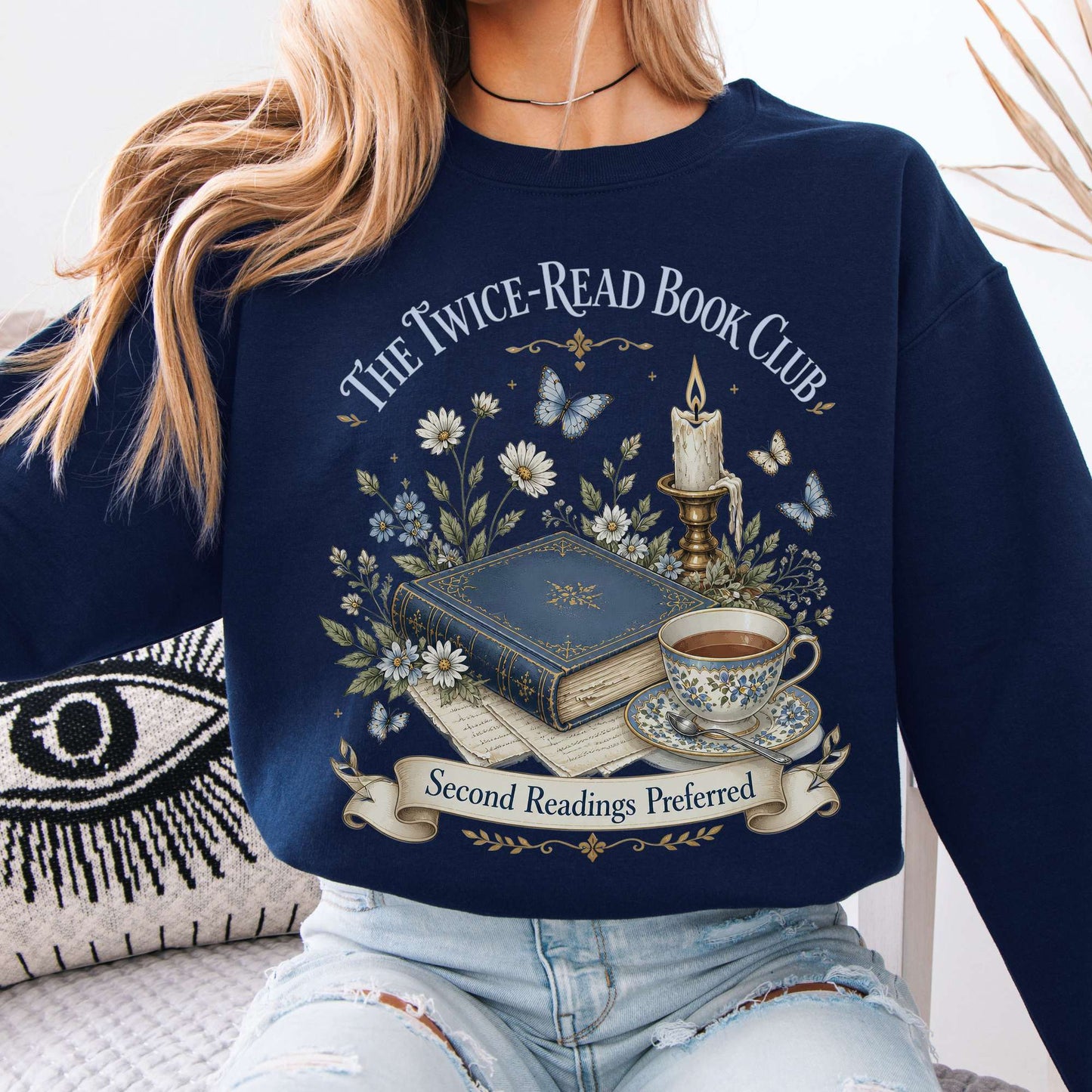 The Twice-Read Book Club Literary Sweatshirt