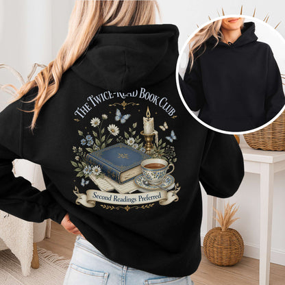 The Twice-Read Book Club Literary Hoodie