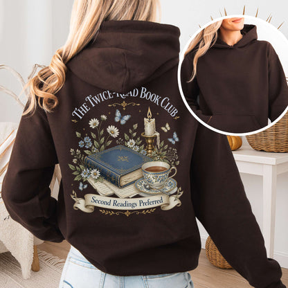The Twice-Read Book Club Literary Hoodie