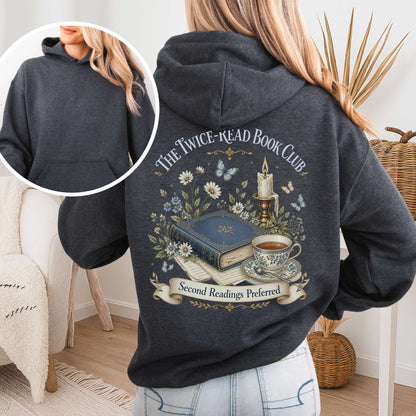 The Twice-Read Book Club Literary Hoodie