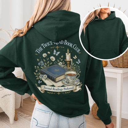 The Twice-Read Book Club Literary Hoodie