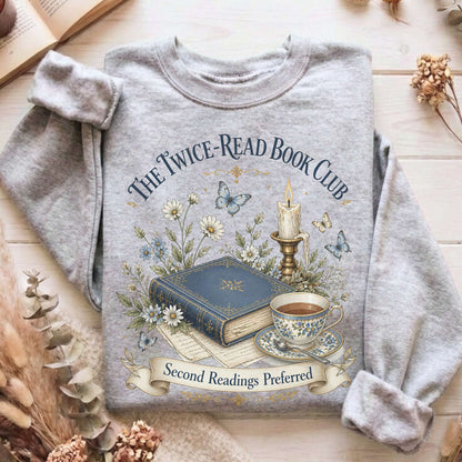 The Twice-Read Book Club Literary Sweatshirt