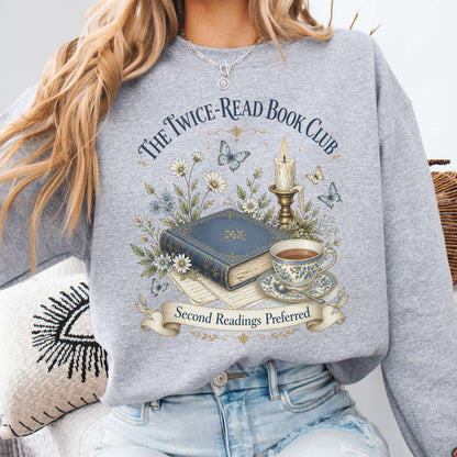 The Twice-Read Book Club Literary Sweatshirt