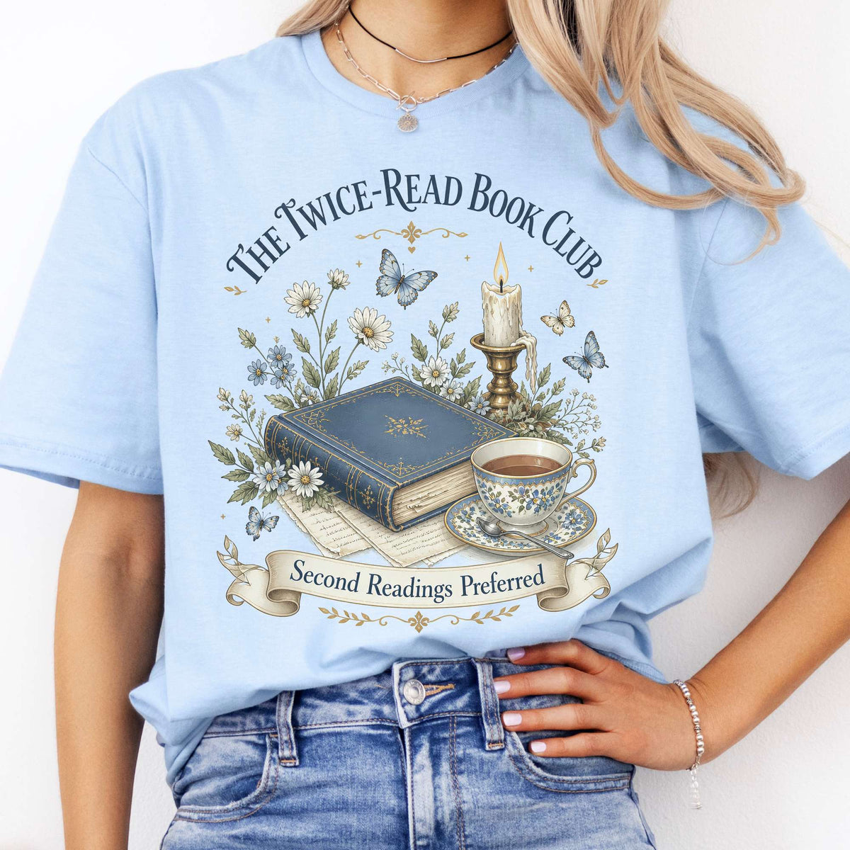 The Twice-Read Book Club Literary T-Shirt