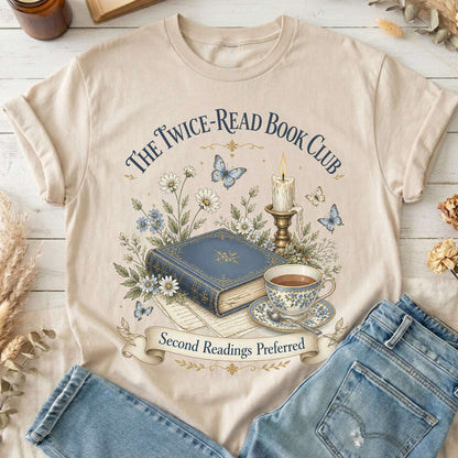 The Twice-Read Book Club Literary T-Shirt