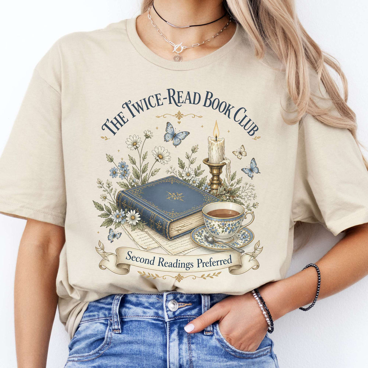 The Twice-Read Book Club Literary T-Shirt