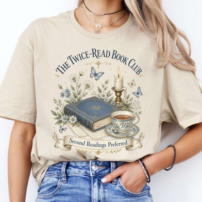 The Twice-Read Book Club Literary T-Shirt