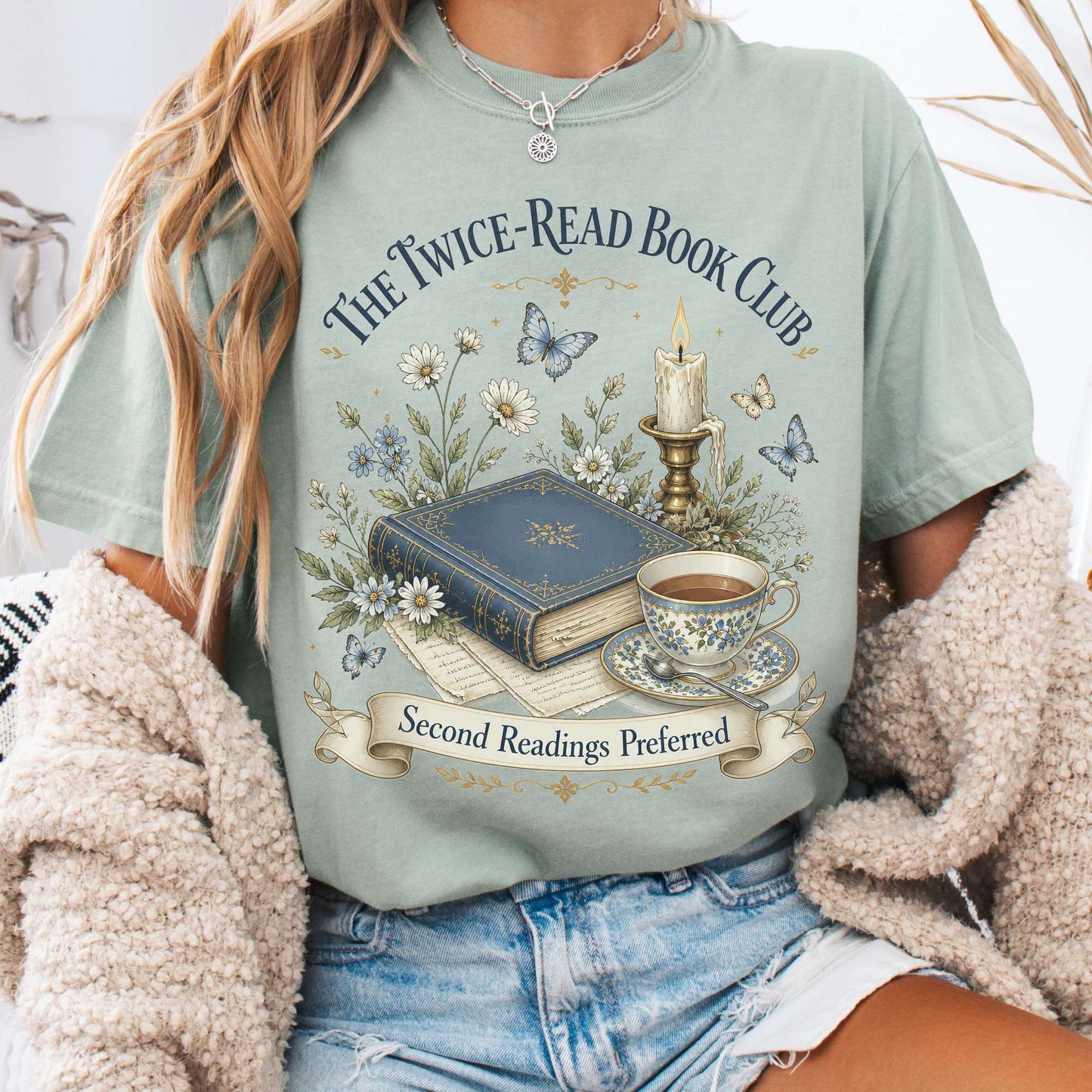 The Twice-Read Book Club Literary T-Shirt