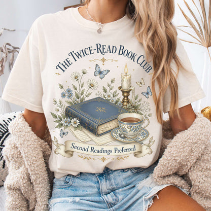 The Twice-Read Book Club Literary T-Shirt