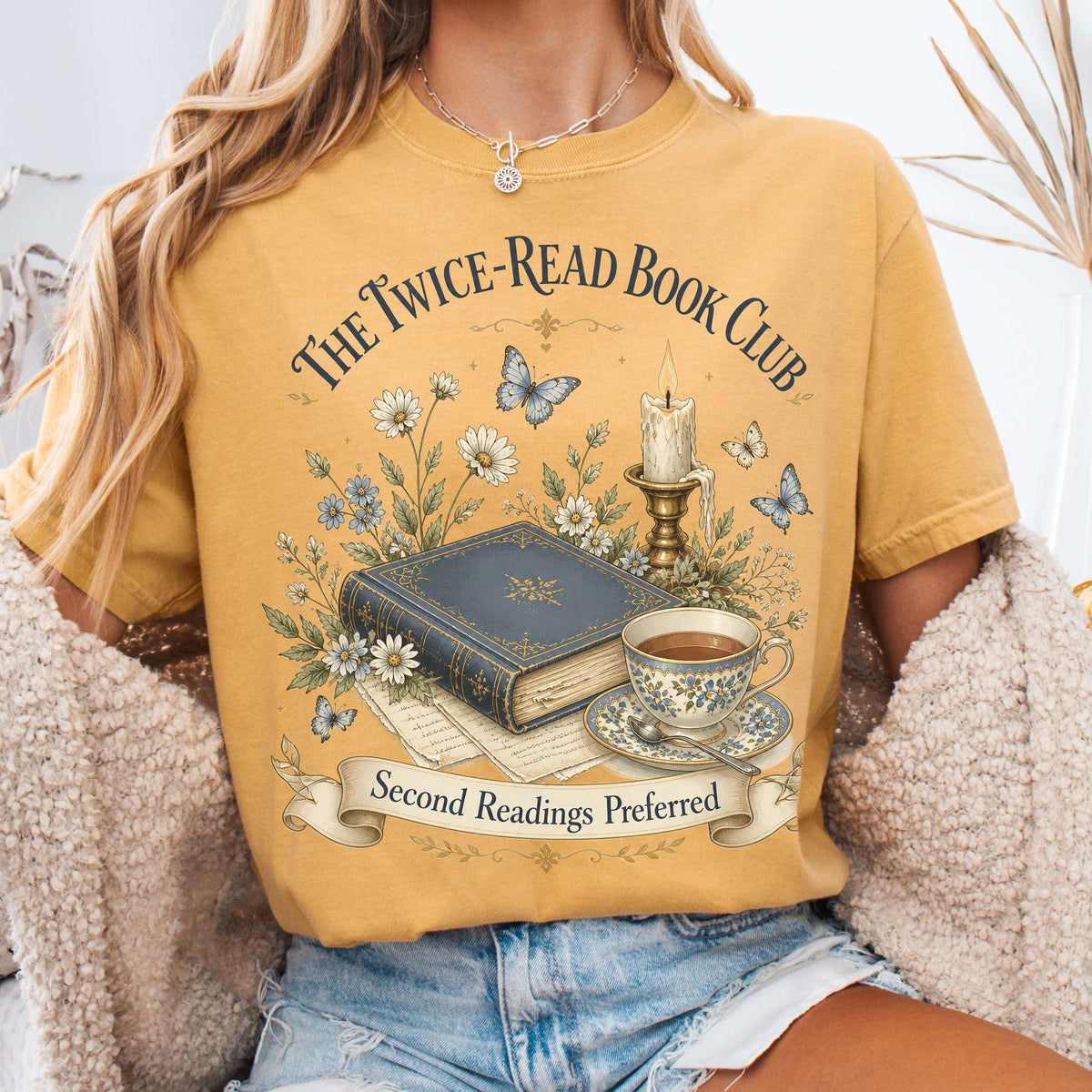 The Twice-Read Book Club Literary T-Shirt