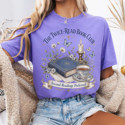 The Twice-Read Book Club Literary T-Shirt
