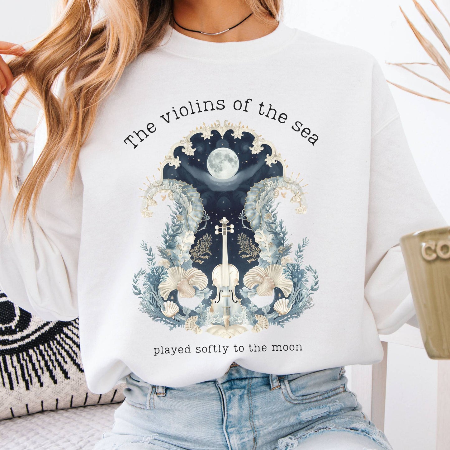 Sweatshirt Design 270 Crewneck Sweatshirt The Mystic Eden