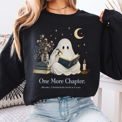 One More Chapter Ghost Reader Sweatshirt