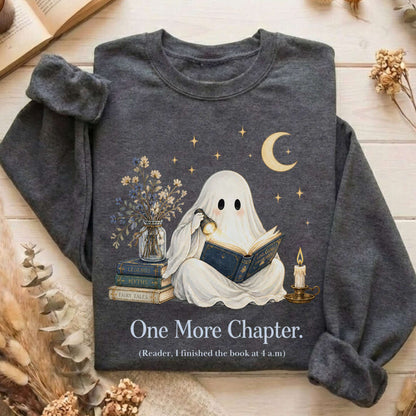 One More Chapter Ghost Reader Sweatshirt