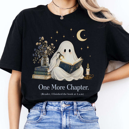 One More Chapter Ghost Reader T-Shirt