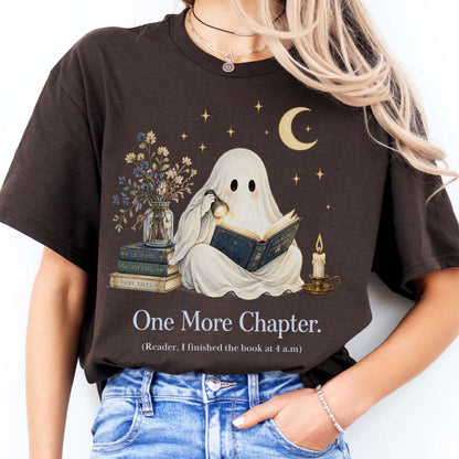 One More Chapter Ghost Reader T-Shirt