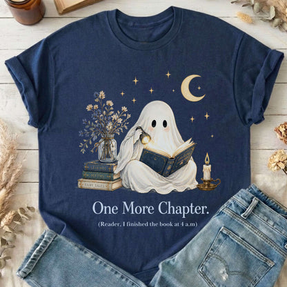 One More Chapter Ghost Reader T-Shirt