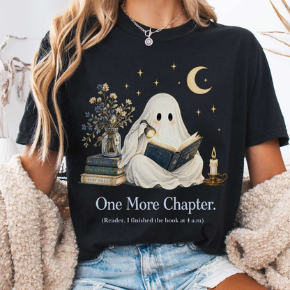 One More Chapter Ghost Reader T-Shirt
