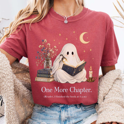 One More Chapter Ghost Reader T-Shirt