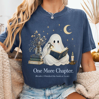 One More Chapter Ghost Reader T-Shirt