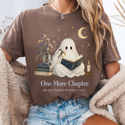 One More Chapter Ghost Reader T-Shirt