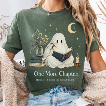 One More Chapter Ghost Reader T-Shirt
