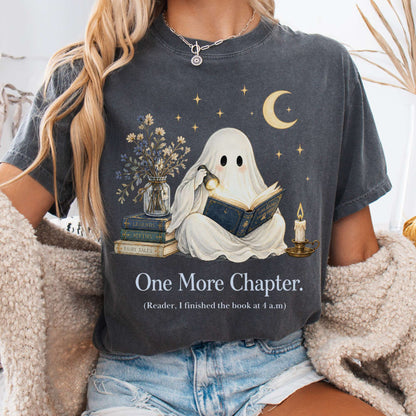 One More Chapter Ghost Reader T-Shirt
