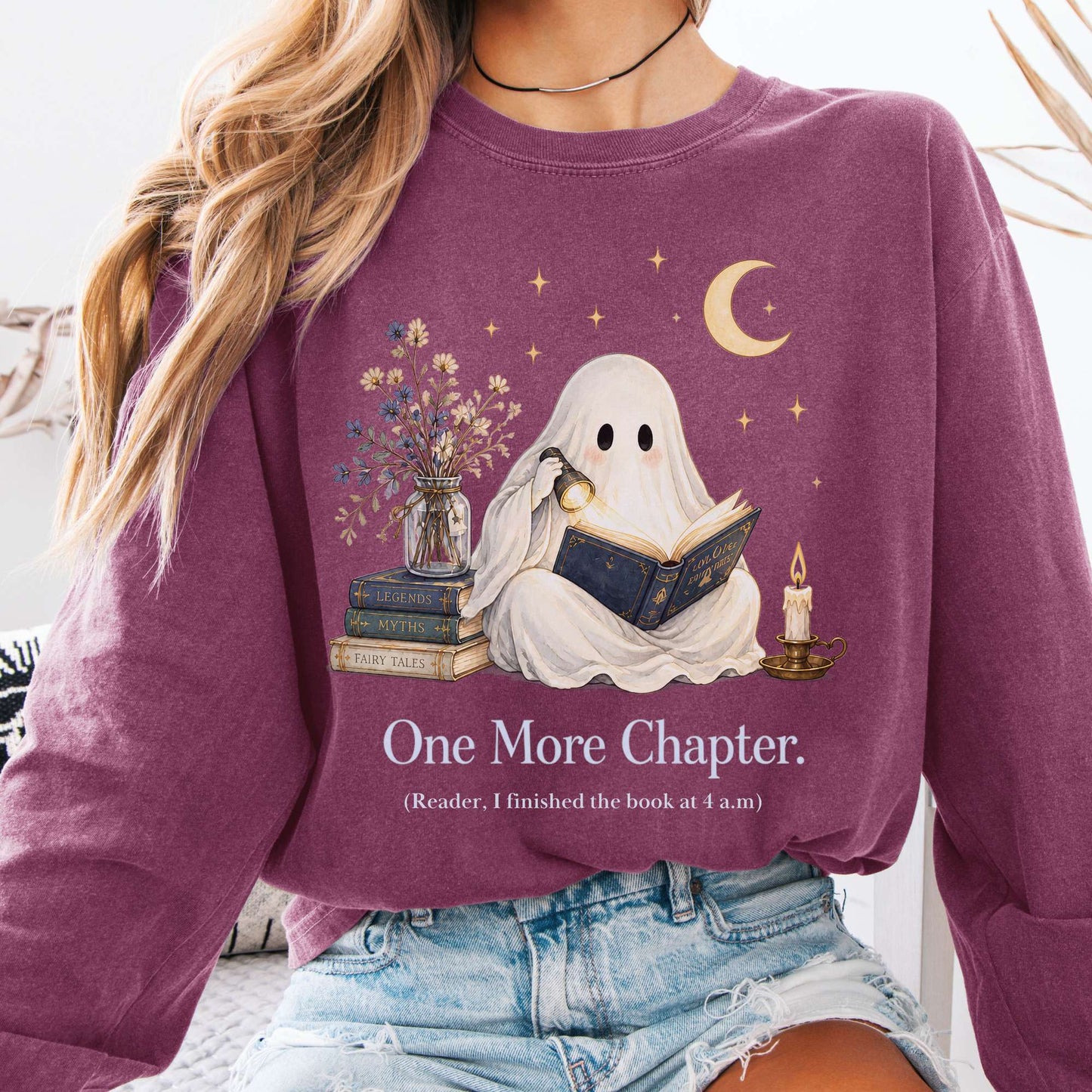 One More Chapter Ghost Reader Long Sleeve