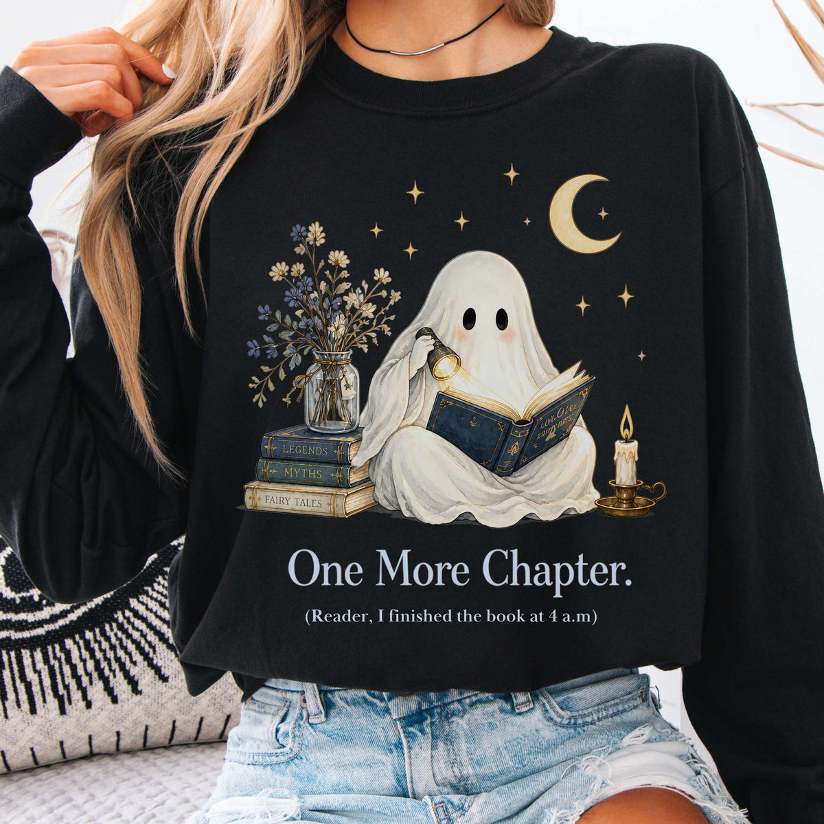 One More Chapter Ghost Reader Long Sleeve