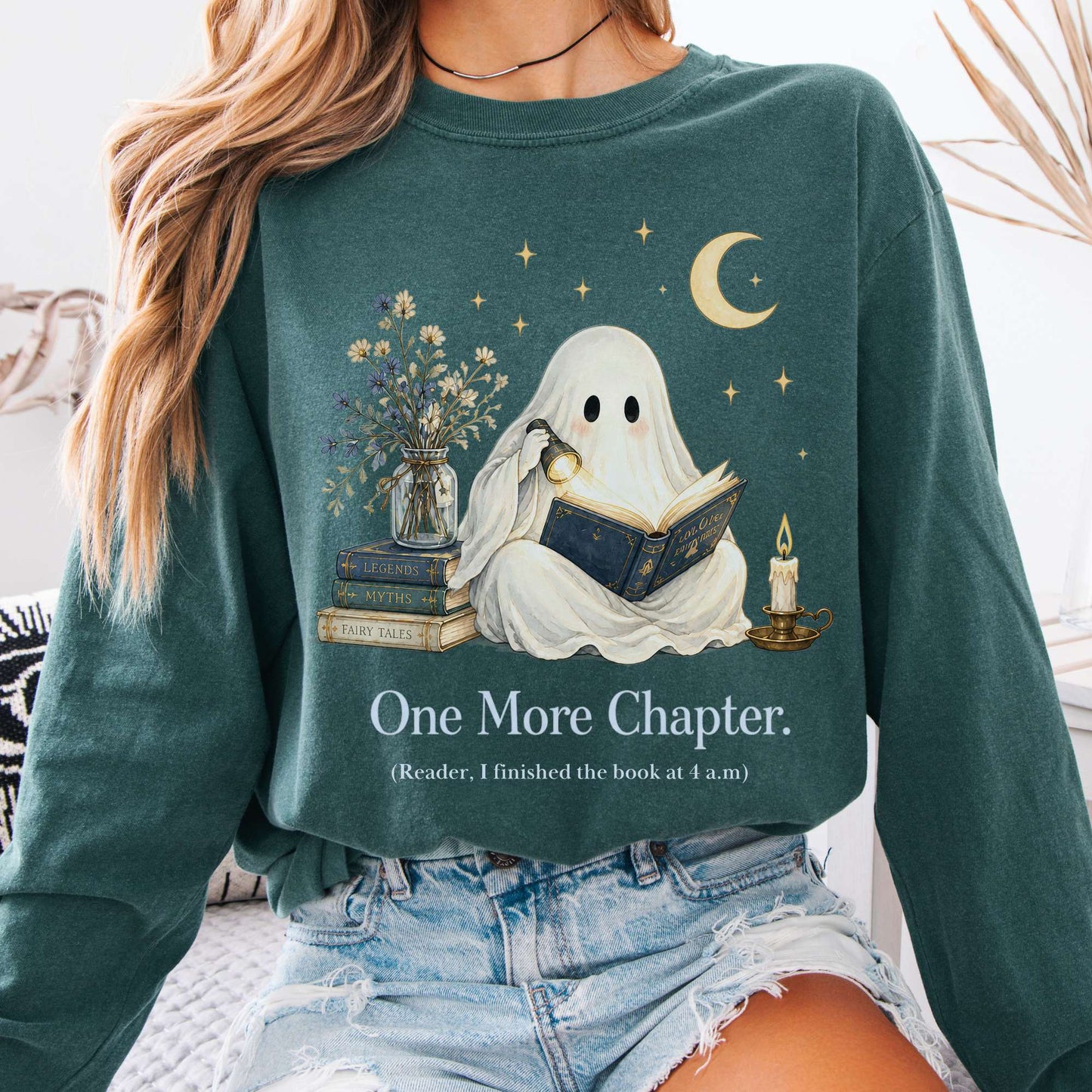 One More Chapter Ghost Reader Long Sleeve