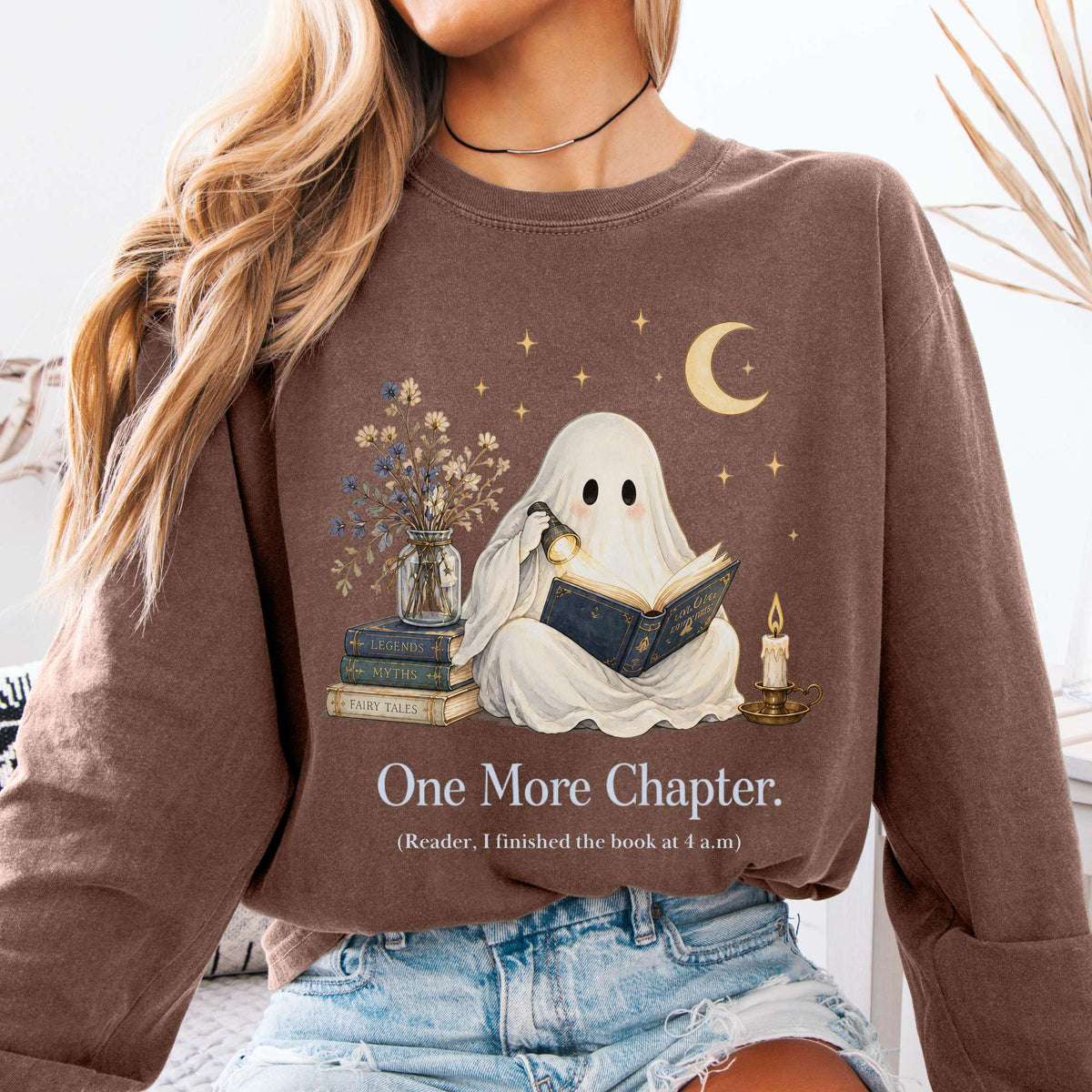 One More Chapter Ghost Reader Long Sleeve