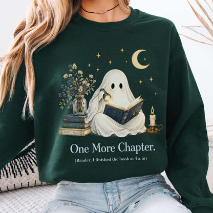 One More Chapter Ghost Reader Sweatshirt
