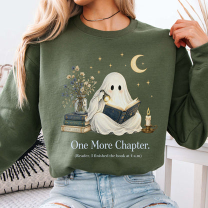 One More Chapter Ghost Reader Sweatshirt