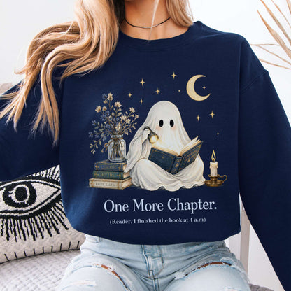 One More Chapter Ghost Reader Sweatshirt