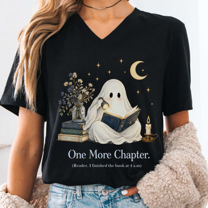 One More Chapter Ghost Reader V-Neck