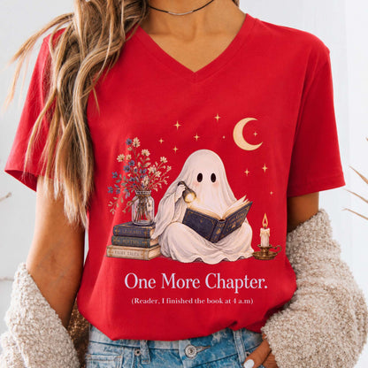 One More Chapter Ghost Reader V-Neck
