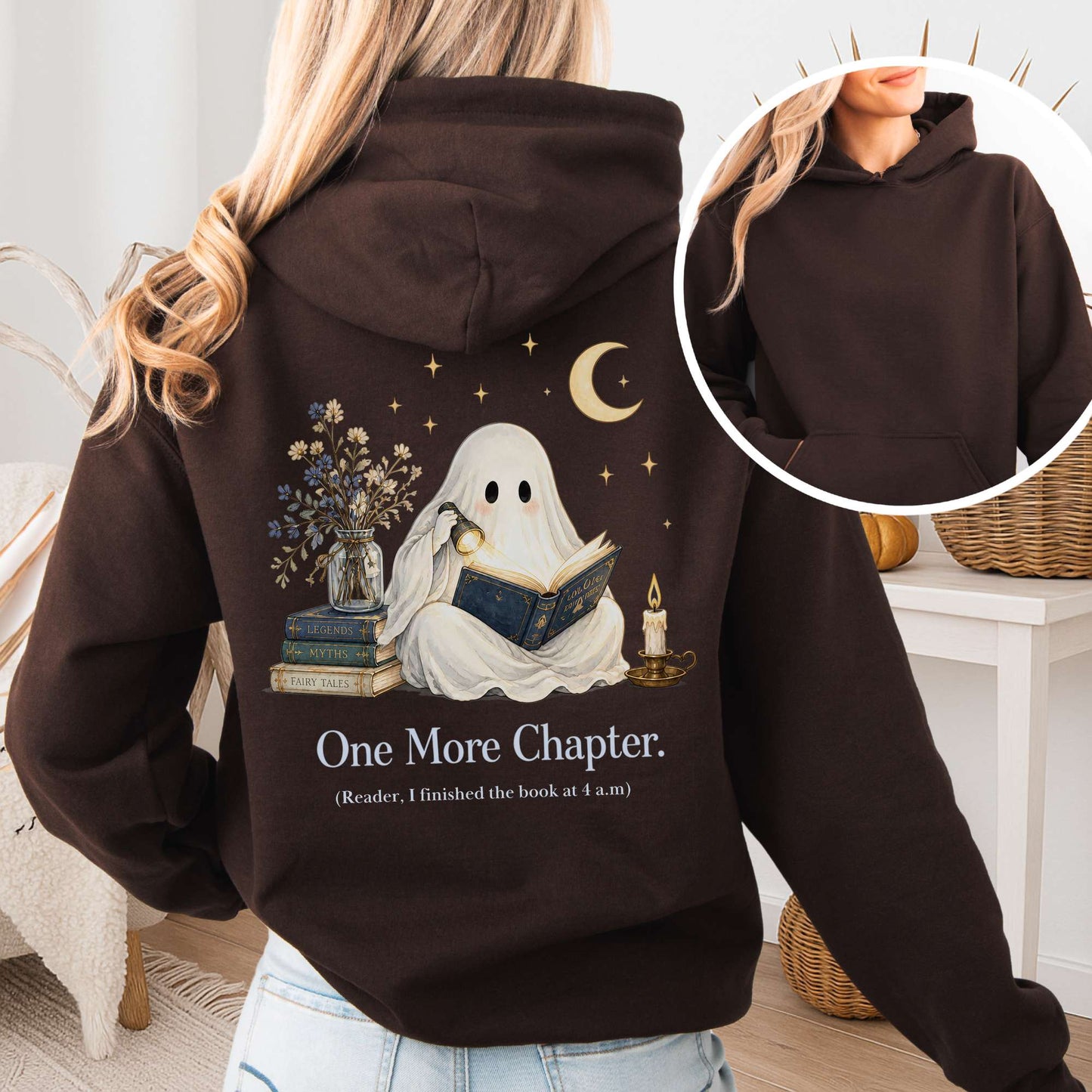 One More Chapter Ghost Reader Hoodie