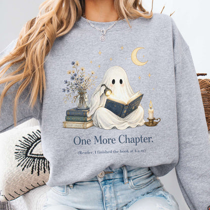 One More Chapter Ghost Reader Sweatshirt