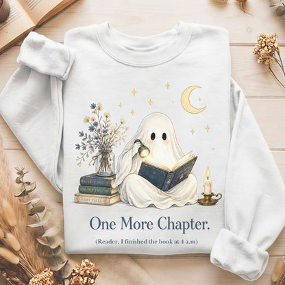 One More Chapter Ghost Reader Sweatshirt