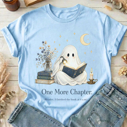 One More Chapter Ghost Reader T-Shirt