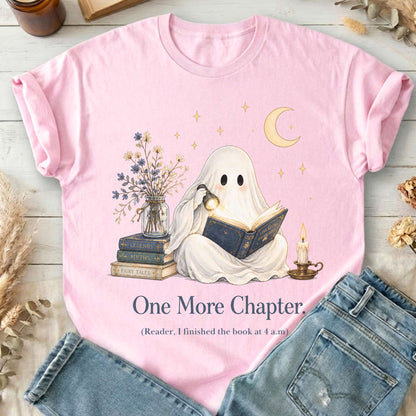 One More Chapter Ghost Reader T-Shirt