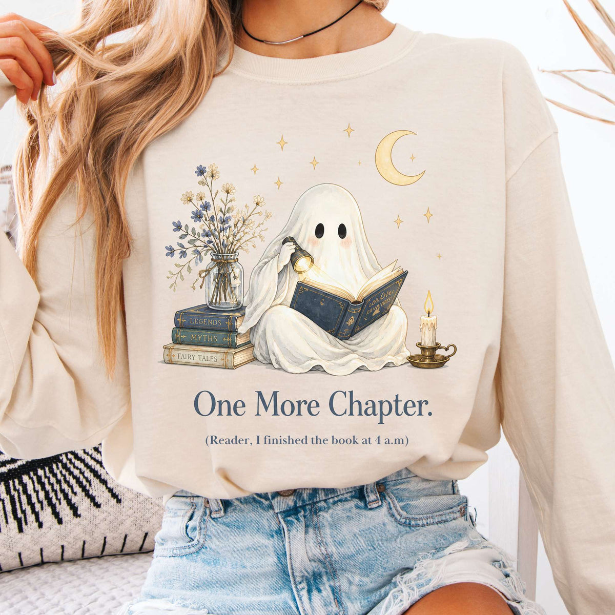 One More Chapter Ghost Reader Long Sleeve