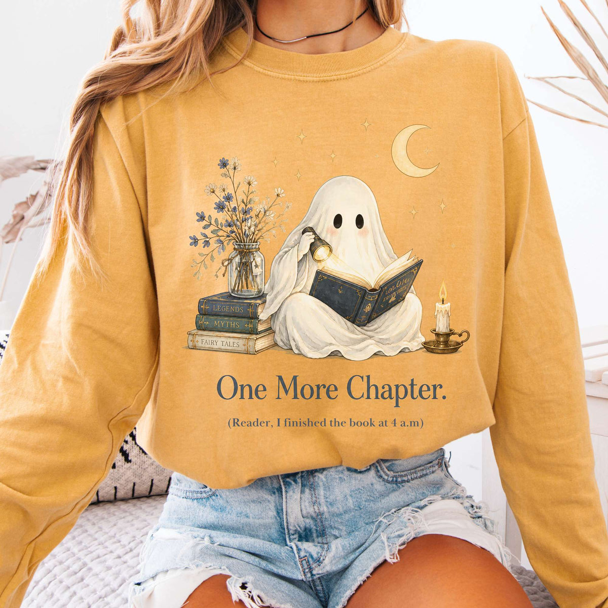 One More Chapter Ghost Reader Long Sleeve